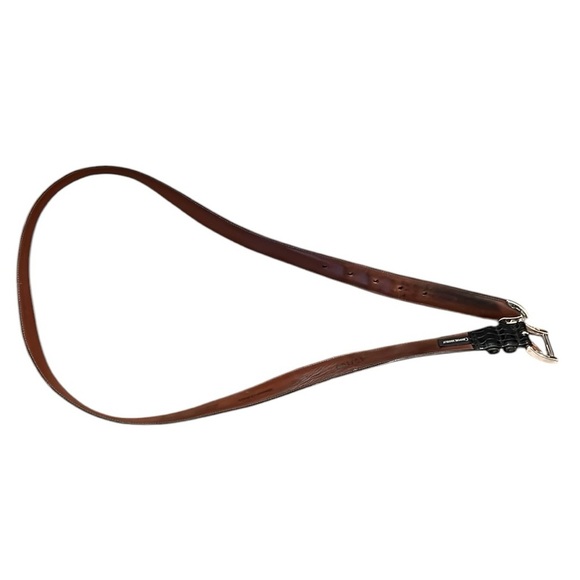 Crookhorn Croc-Embossed Black Leather Belt Italy/USA Silver Buckle/Tip Size 40 - Picture 10 of 14